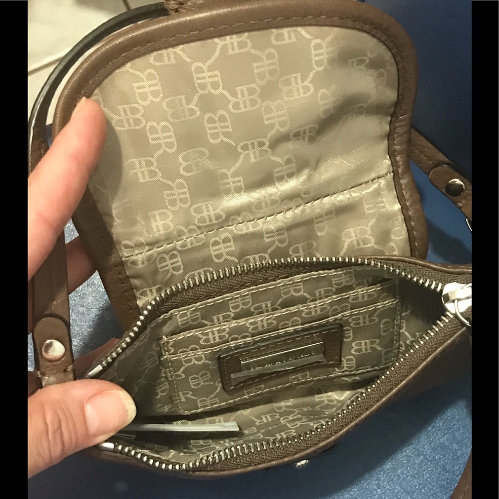 Banana Republic brown pebble leather wristlet - Picture 7 of 16